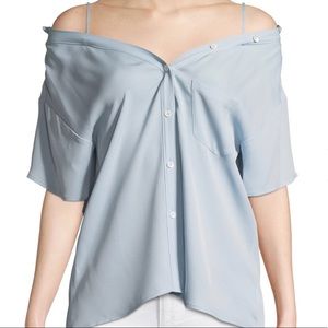 Theory off-the shoulder top